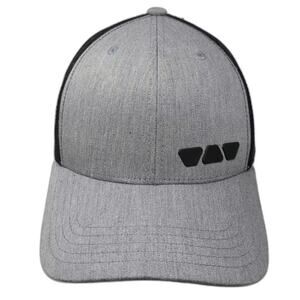 Infinity Headwear Trucker Hat Gray Black OSFM Snapback Schluter Systems Logo